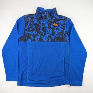 The North Face 1/4 Zip Blue Pullover - Youth XL (18-20)